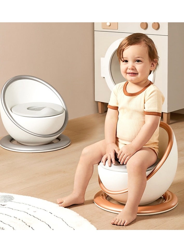 baby potty chair with an ergonomic design is a specially designed potty training tool that provides comfort and support for toddlers as they transition from diapers to using the toilet. The ergonomic design focuses on creating a comfortable and user-friendly experience for both the child and the parent. Here's a detailed description of its features and benefits: