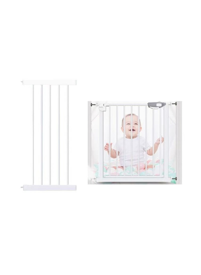 Auto Close Safety Baby Gate, Extra Wide Child Gate,Safety Gate for Doors and Stairs,Safety Door Fence, Stair Gate for Kids Toddlers, Doorway Stairway Guardrail, Kitchen Entrance Barrier for Pet Dog (Gate+30CM Extension)