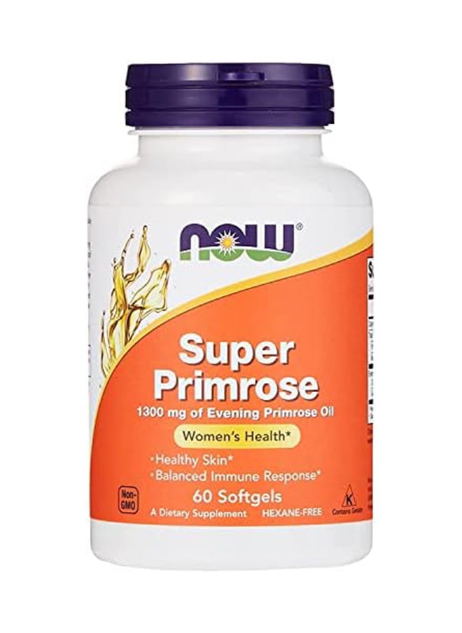 Super Primerose 1300Mg Softgel 60 Count