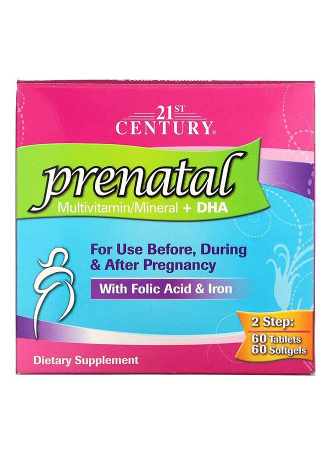 Prenatal Multivitamin+Dha 60S+60S, 120 Count