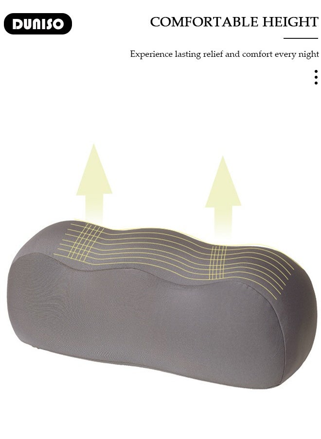 Leg Pillow, Leg Elevation Wedge Pillow, Leg and Knee Foam Support Pillow Relieve Sciatica, Back, Knee, Joint and Pregnancy Pain