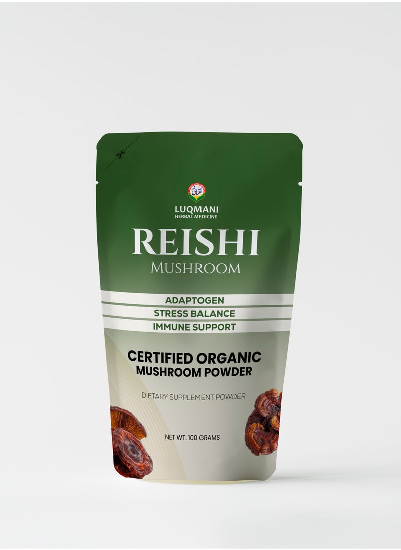 Reishi Mushroom 100Gram Powder For Drinks and Smoothie