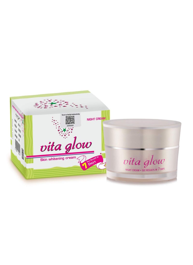 Vita Glow Skin Whitening Night Cream | Visible Results in 7 Days