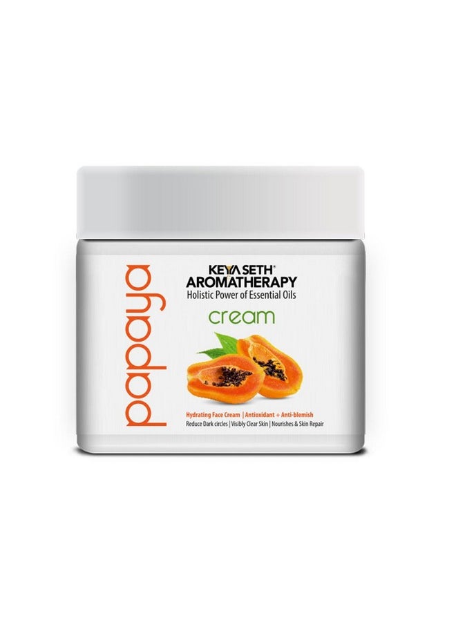 Keya Seth Aromatherapy Papaya Cream, Papaya Extract & Vit B5 Enriched, Brightening, Glowing & Anti Blemish - Removes Pigmentation & Dark Spots, Nourishes & Hydrating Cream For Men/Women (50Ml)