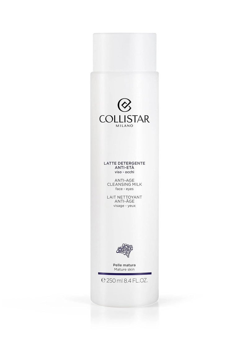 Collistar Anti-Age Cleansing Milk Face-Eyes, 8.4 Fl Oz, Made in Italy [italian import]