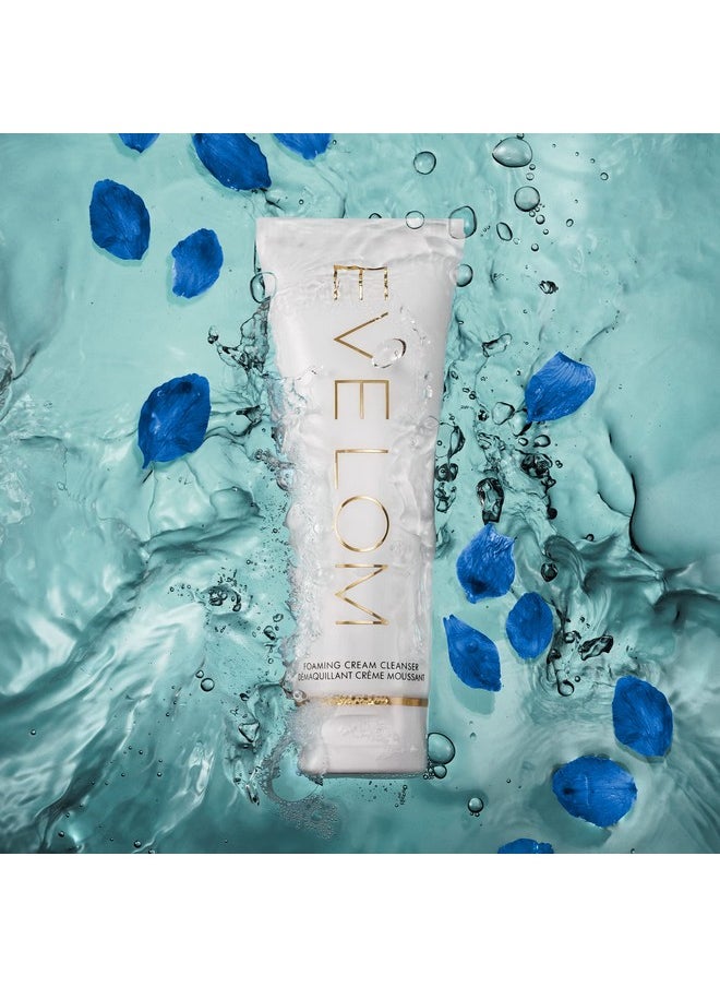 Foaming Cream Cleanser - Perfect For Daily Use, Removes Waterproof Makeup, Hydrating Gentle Formula For All Skin Types - 120 Ml