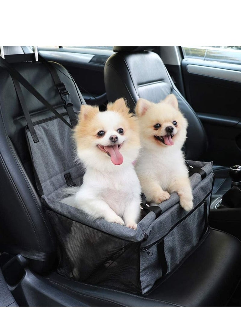 Dog Car Seat Pet Booster Seat Pet Travel Safety Car Seat Breathable Folding Washable Travel Bags for Dogs or Other Small Pet