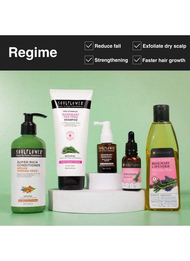 Rosemary Redensyl Hair Growth Serum | 3% Redensyl, 4% Anagain, Melanogray, Caffeine, Biotin, Keratin, Tea Tree, Chia Seeds, Rice Water | Men, Women | 30 Ml (Pack Of 1)