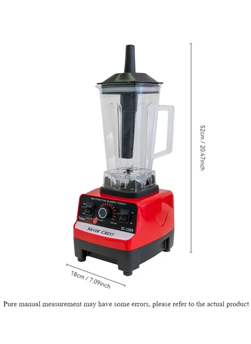 Multifunctional Blender, Suitable for Home Use, Food Preparation And Ice Crushing Mixer