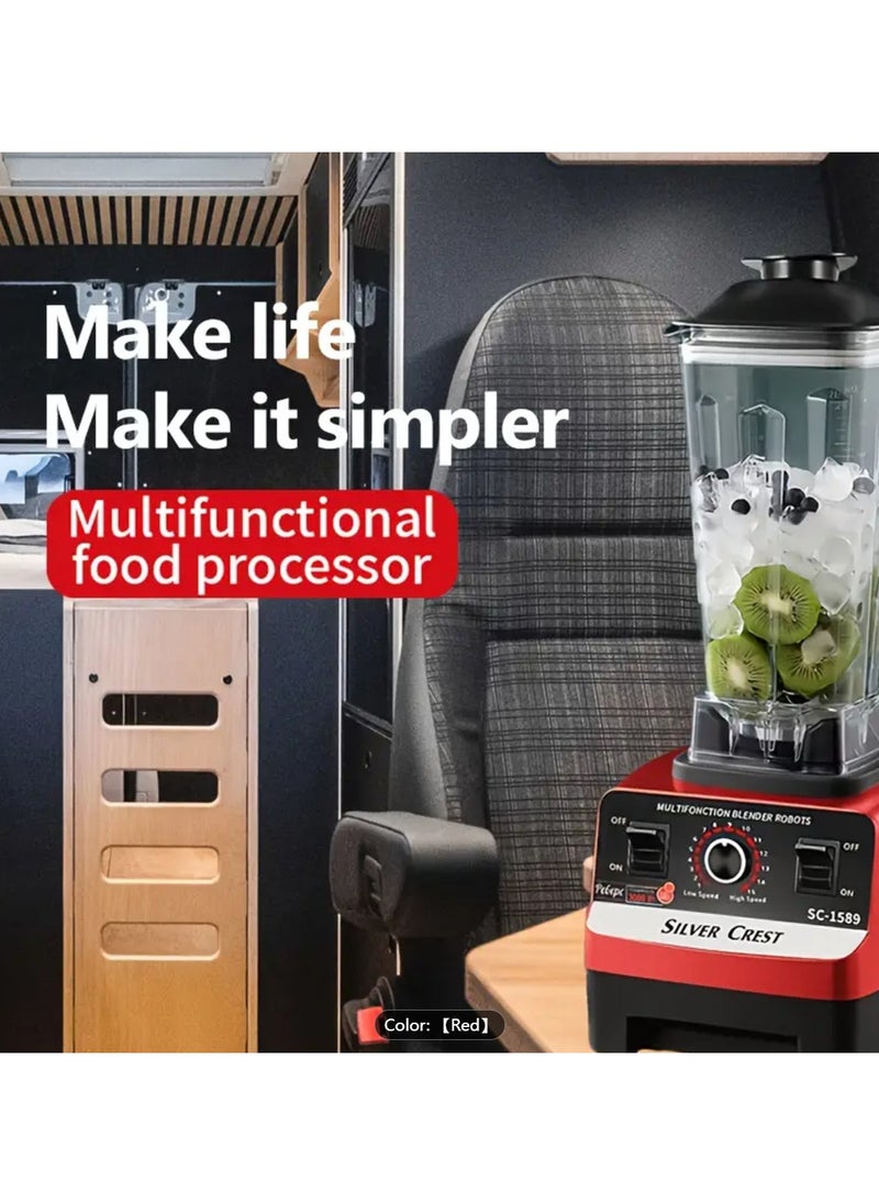 Multifunctional Blender, Suitable for Home Use, Food Preparation And Ice Crushing Mixer