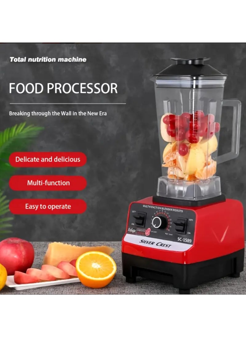 Multifunctional Blender, Suitable for Home Use, Food Preparation And Ice Crushing Mixer