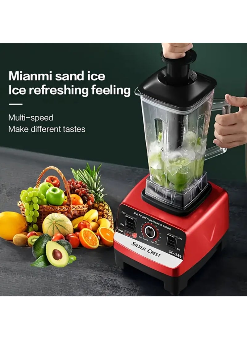 Multifunctional Blender, Suitable for Home Use, Food Preparation And Ice Crushing Mixer