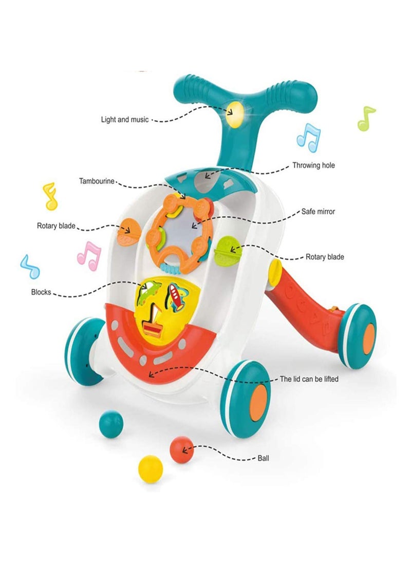 Smartcraft Baby Rolling Ball Walker, Baby Walker with Music, Suitable for Babies of 1-4 Years -Multicolor