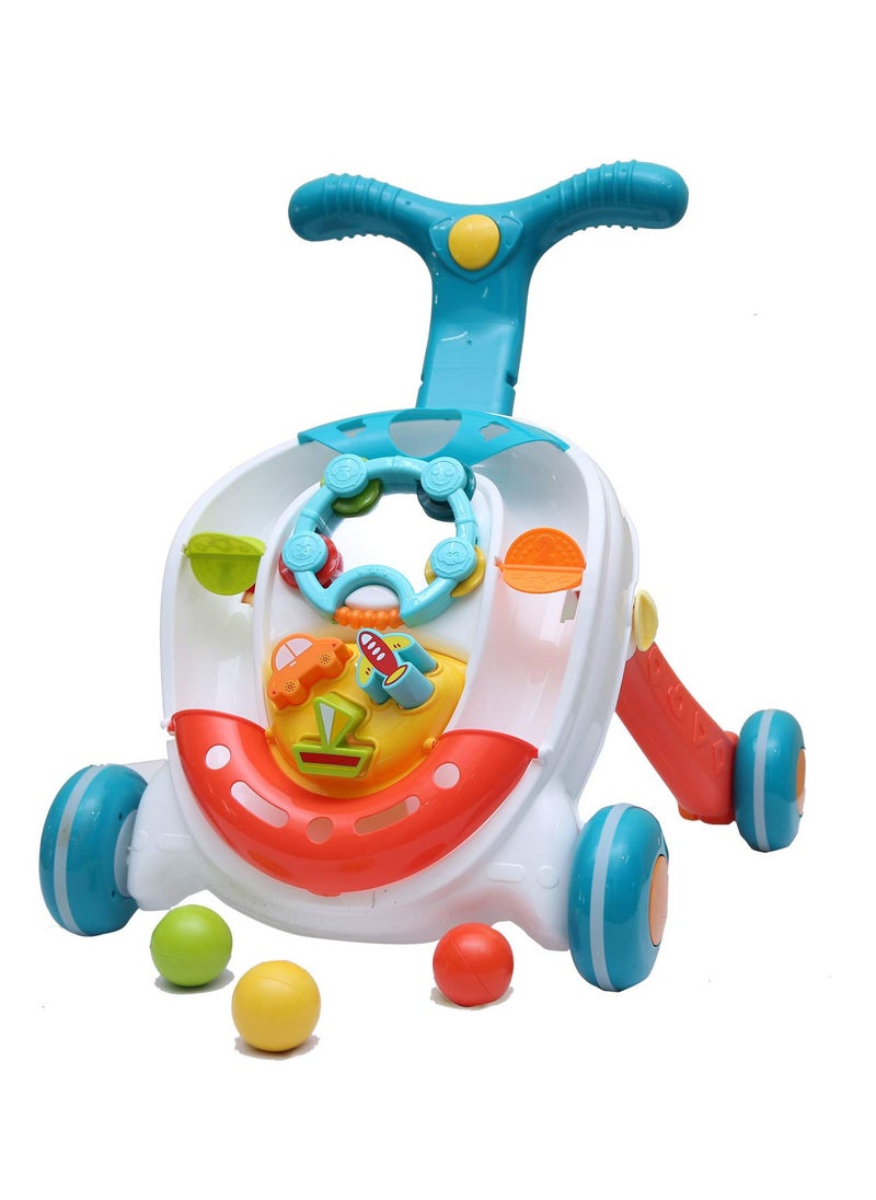 Smartcraft Baby Rolling Ball Walker, Baby Walker with Music, Suitable for Babies of 1-4 Years -Multicolor