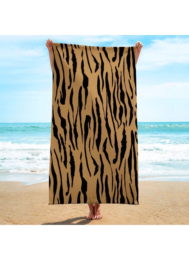 Ultra-Fine Microfiber 3D Quick-Dry Beach Towel