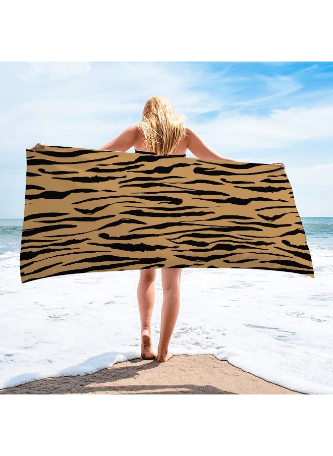 Ultra-Fine Microfiber 3D Quick-Dry Beach Towel