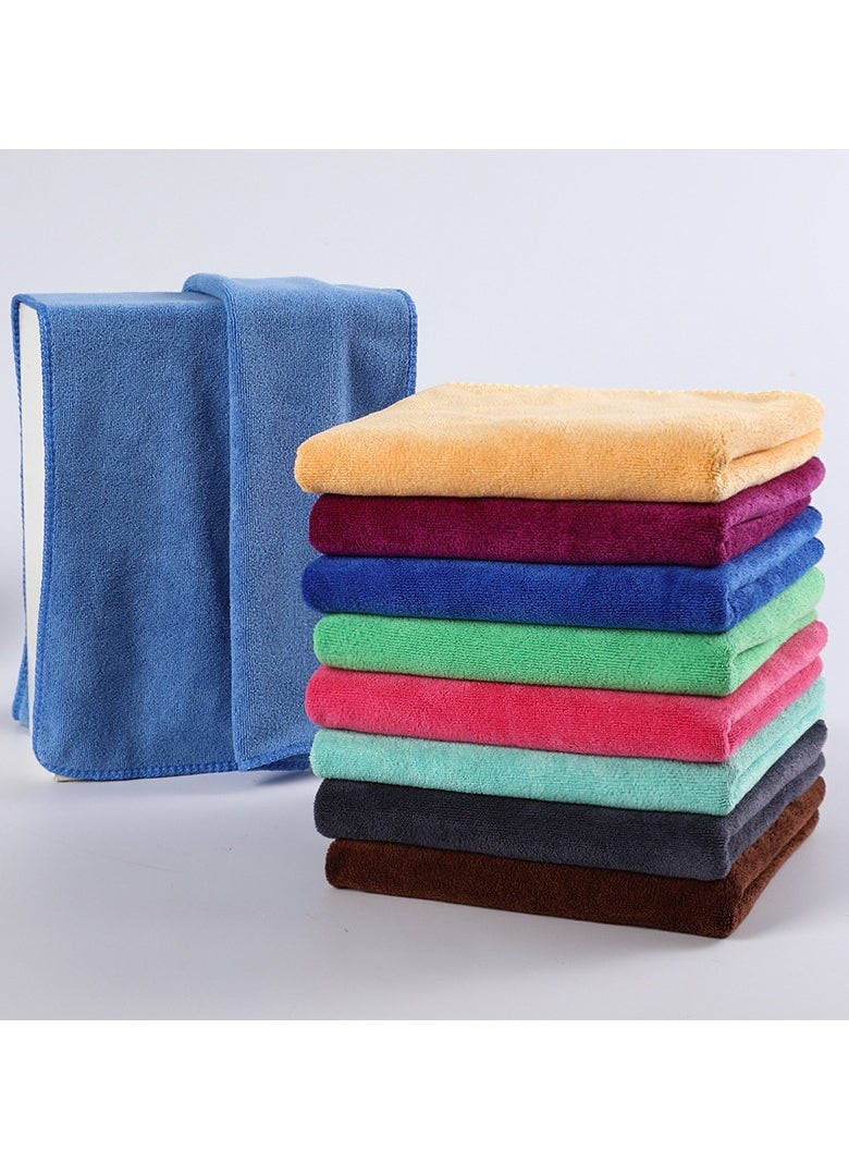 8-Piece Super Soft Microfiber Hand Towels, Gym & Workout Towels Multicolour 35x75cm