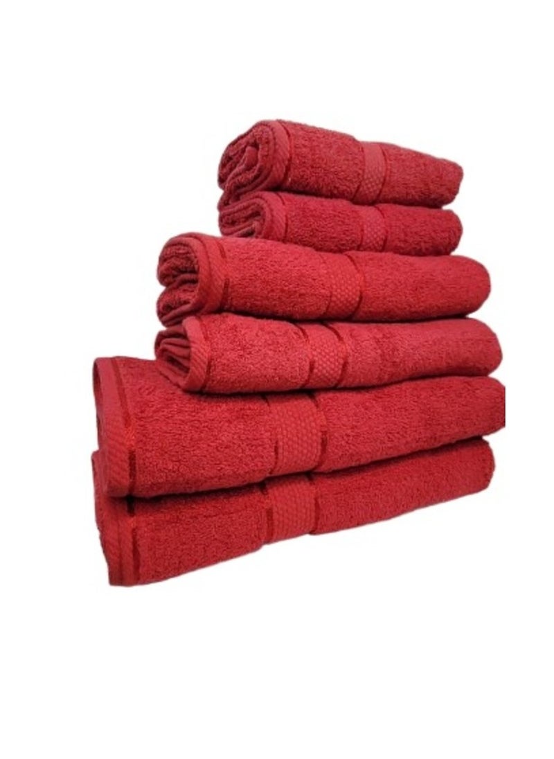 6 Piece Towel Set Luxurious Softness and Versatile Sizes