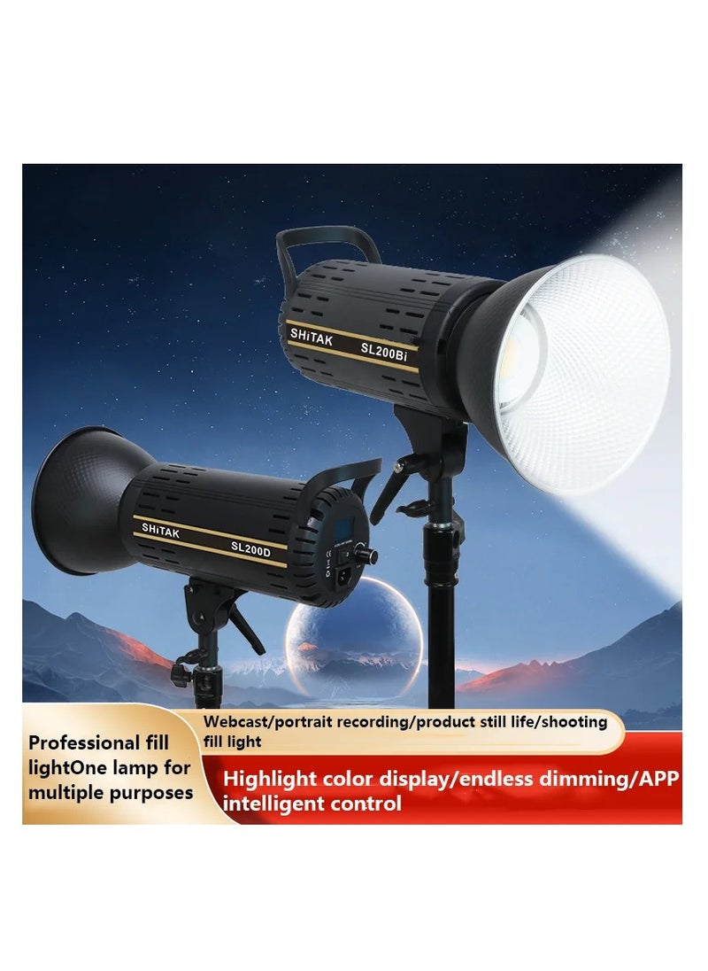 SL200D LED Photography Light 5600K Professional Photo Studio Spotlight Photography Lighting Bowens Mount