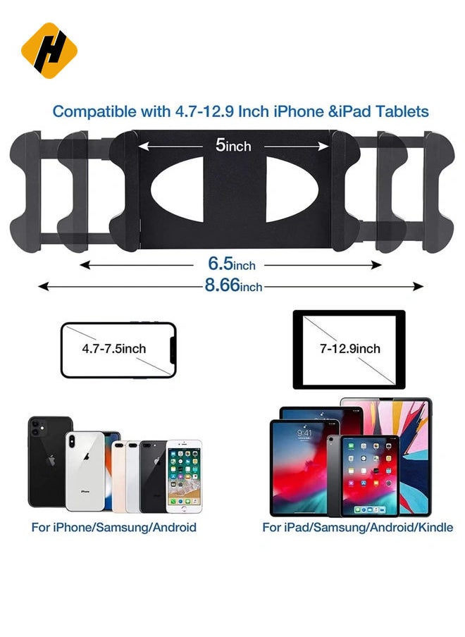 Tabletop Tablet Holder Stand, iPad Stand Floor Height Adjustable Tablet Tripod Stand for iPad Mini 1, 2, 3, iPad Air, iPad 2, 3, 4, 5, 6 and Most 7-10 inches Tablets, Easy Carrying Bag