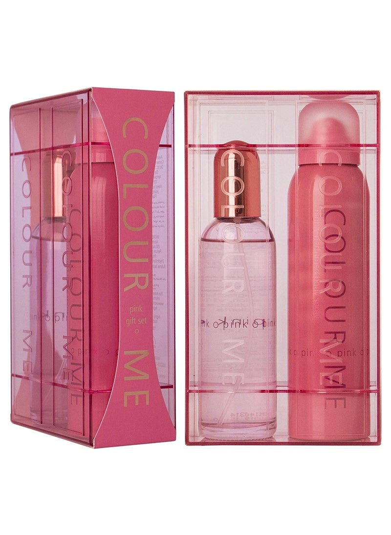 Pack Of Two Colour me Pink Perfume And Body Spray 250ml