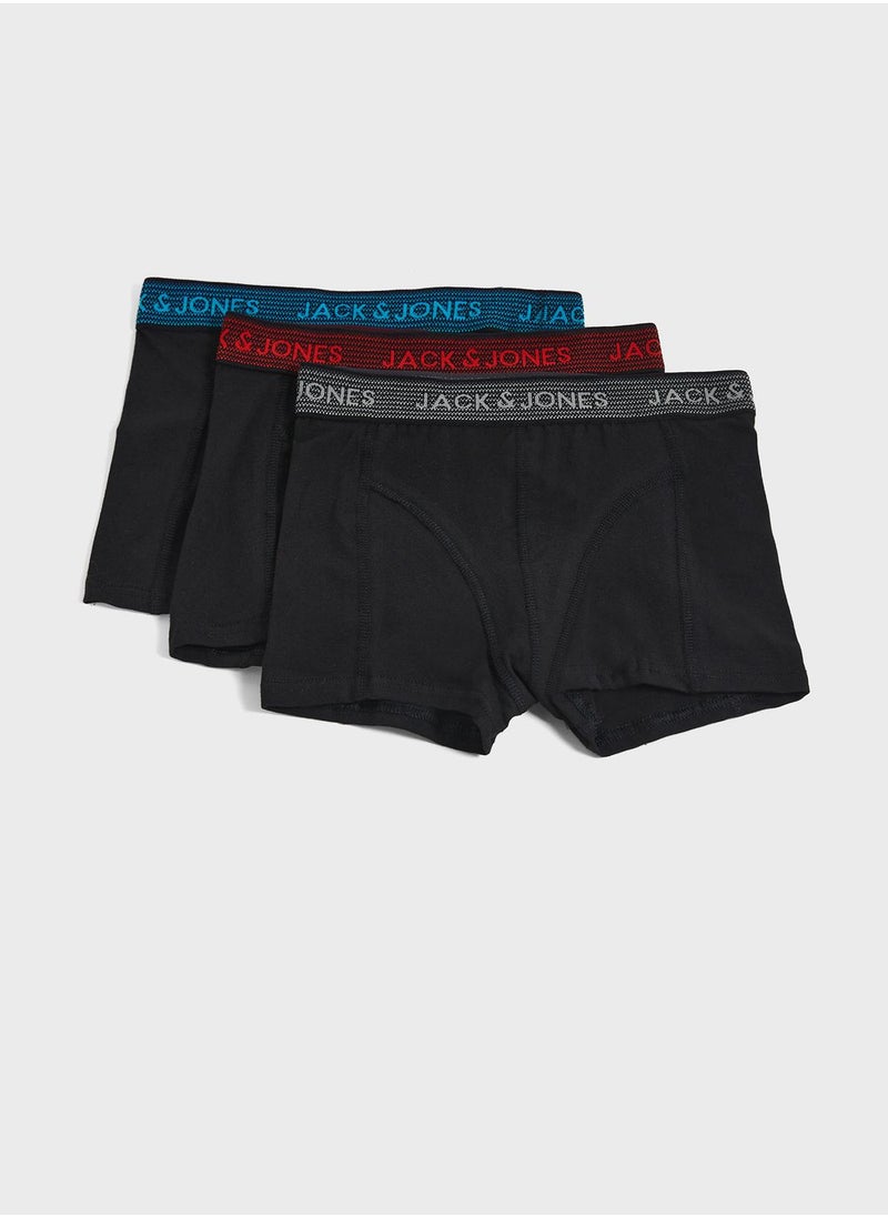 Youth 3 Pack Essential Trunks