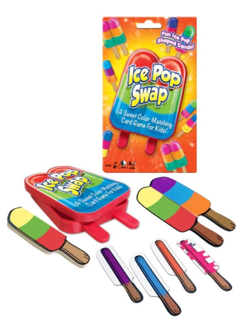 Winning Moves Games Ice Pop Swap - Color Matching Card Game