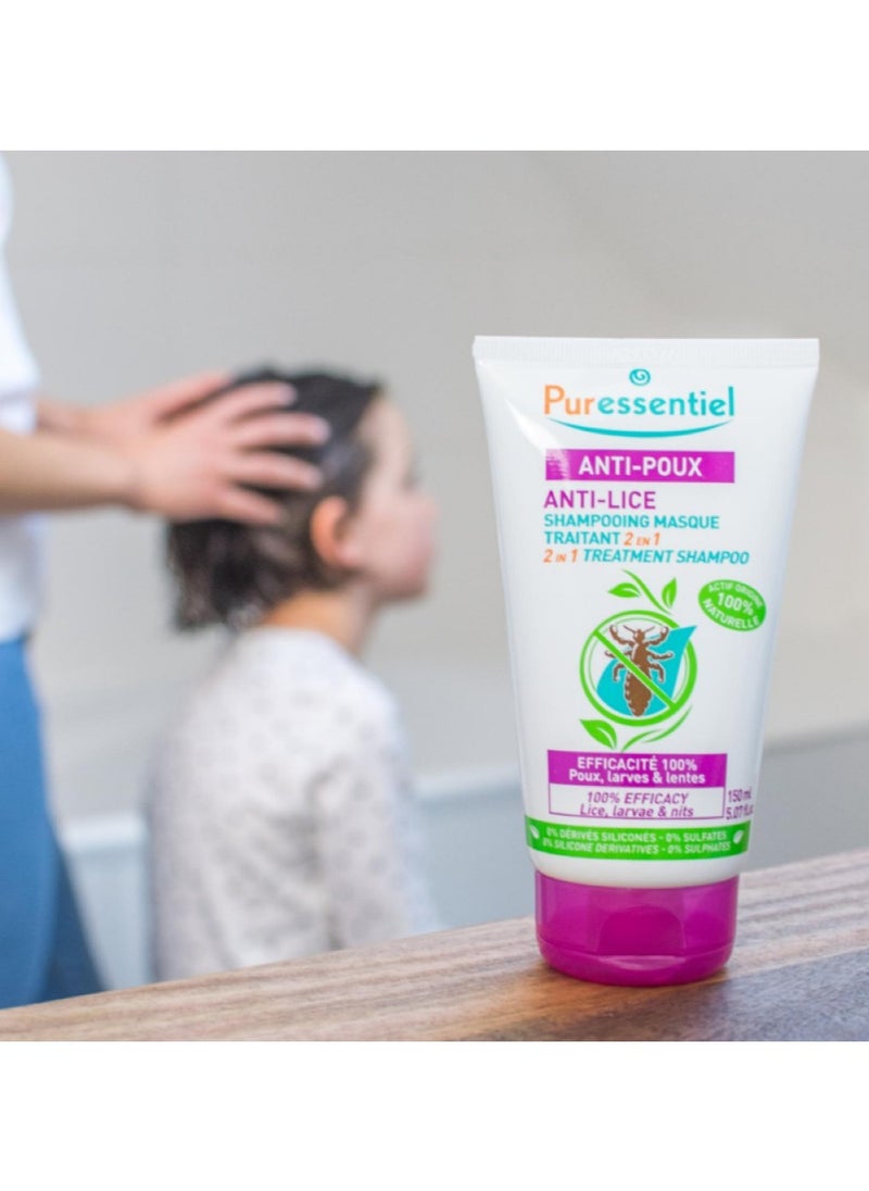 Puressentiel Anti-Lice Treatment Shampoo 150ml + Comb