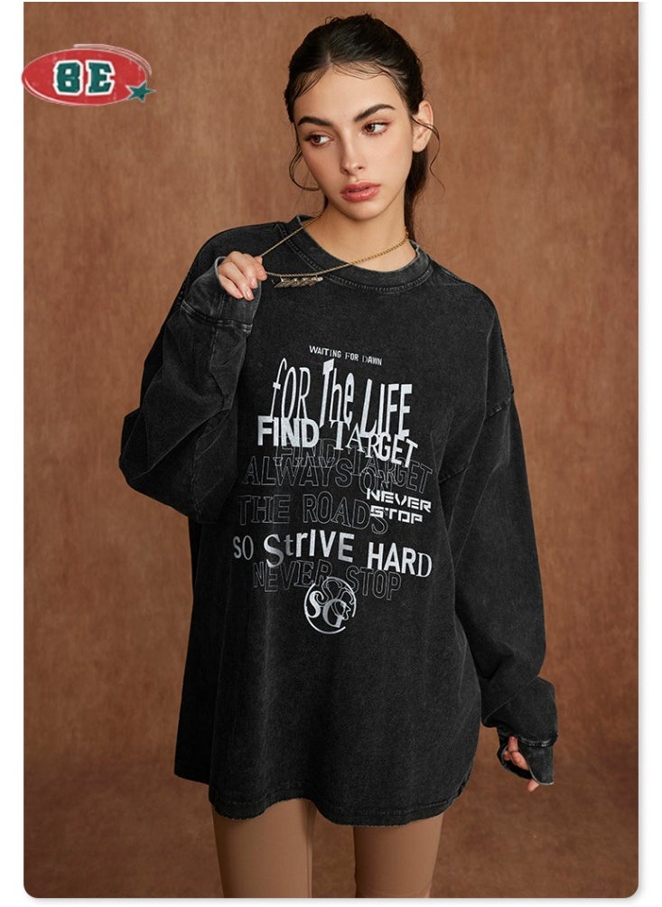 New BE Fashion Printed Long Sleeved T-shirt