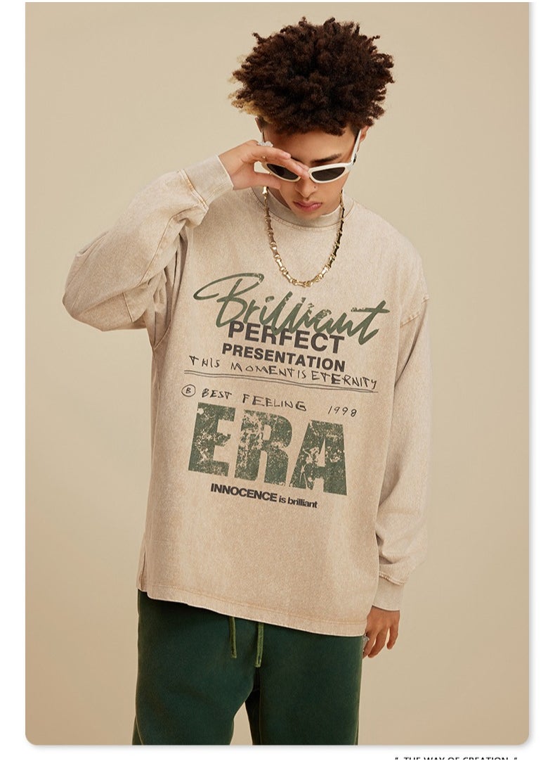 New BE Fashion Printed Long Sleeved T-shirt