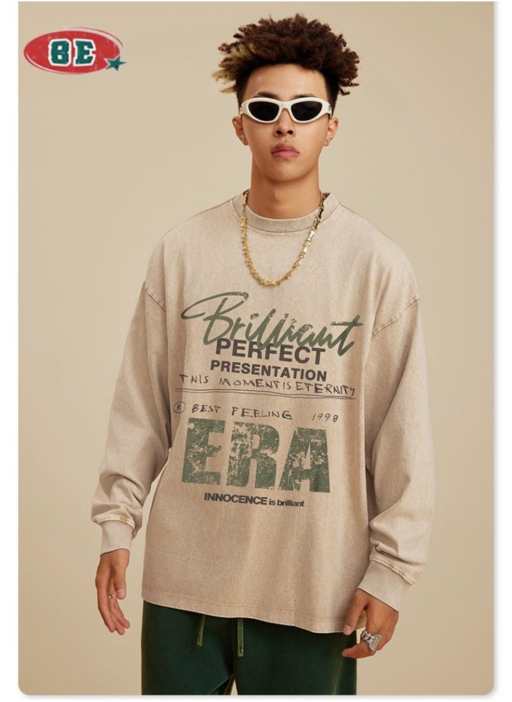 New BE Fashion Printed Long Sleeved T-shirt