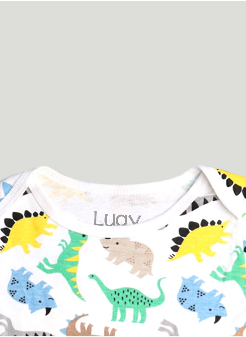 100% Organic Cotton  Based Onesies | Sleepsuits| Night Suits|Jumpsuit | Wondersuit for Baby Boys & Baby Girls, New-Born, infants,Toddlers_ Including Vibrant Pattren & Colors Create festive look