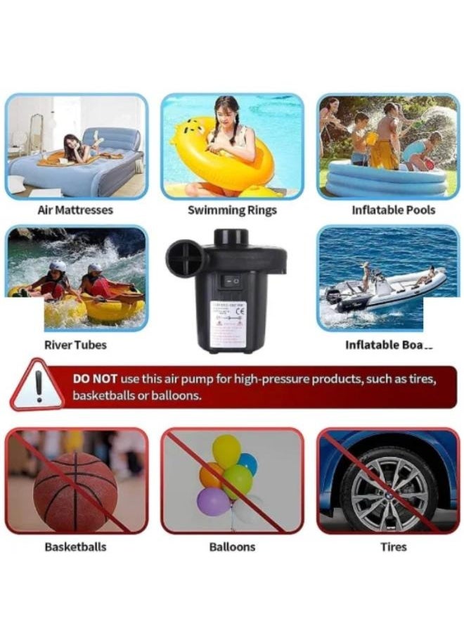 240V Two Way Electric Air Pump for Inflatable Mattress Boat Bagel Inflatable Sofa Sea Bed Pump Air Pump