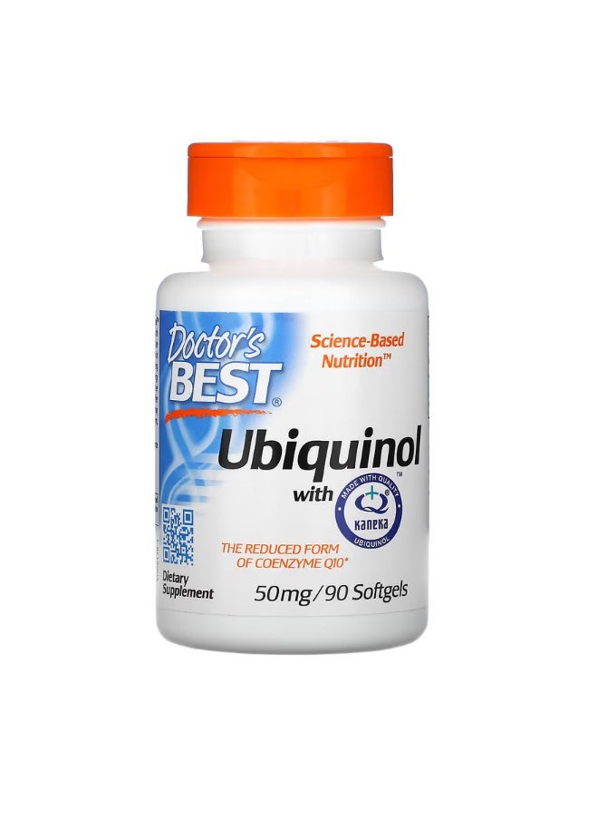 Ubiquinol with Kaneka 50 mg 90 Softgels