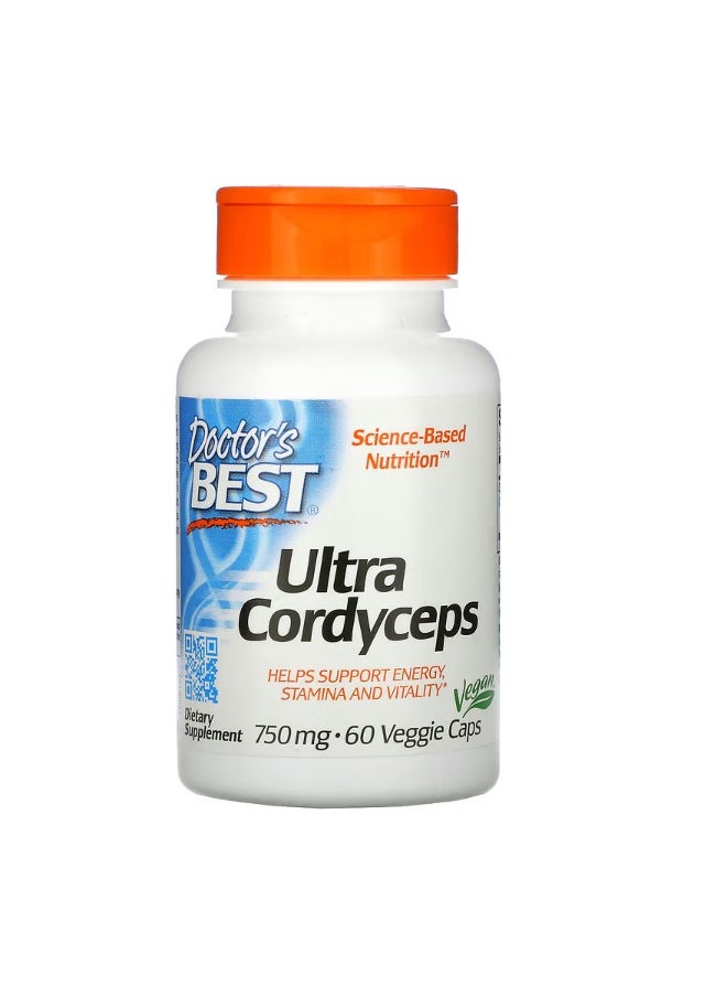 Ultra Cordyceps 750 mg 60 Veggie Caps