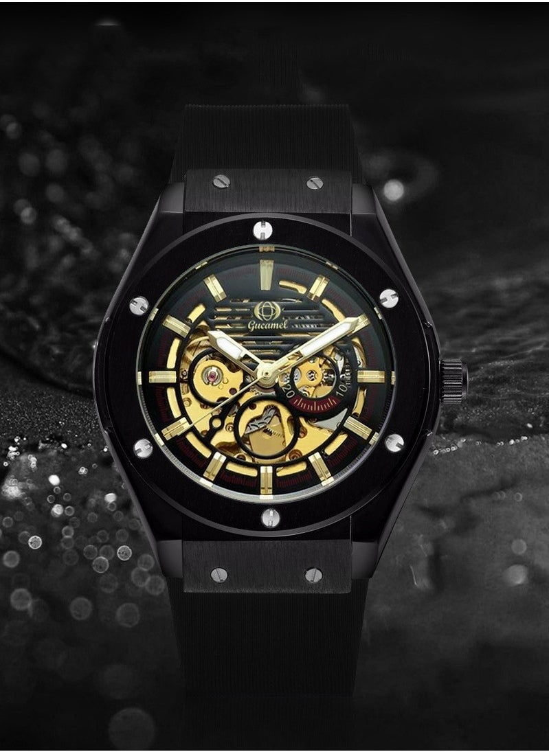 Men's Three-Dimensional Waterproof Fully Automatic Mechanical Watch