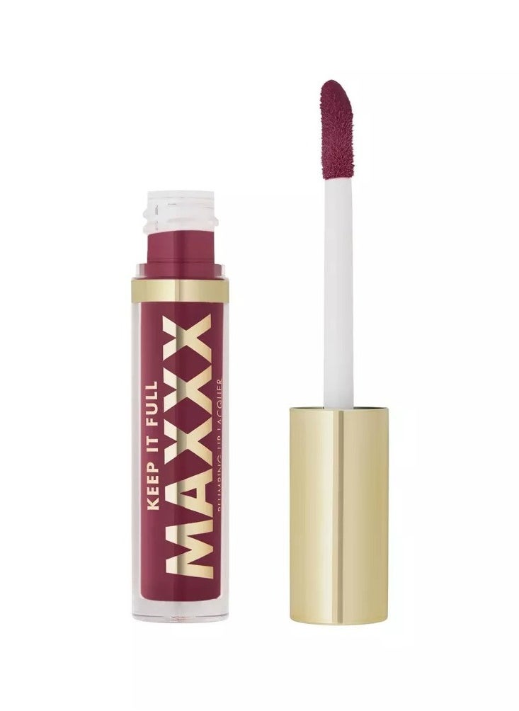 Milani Keep It Full Maxxx Lip Plumper - No Strings 220 | High-Shine, Vegan, Hydrating Gloss  (0.15 fl oz / 4.5 ml)