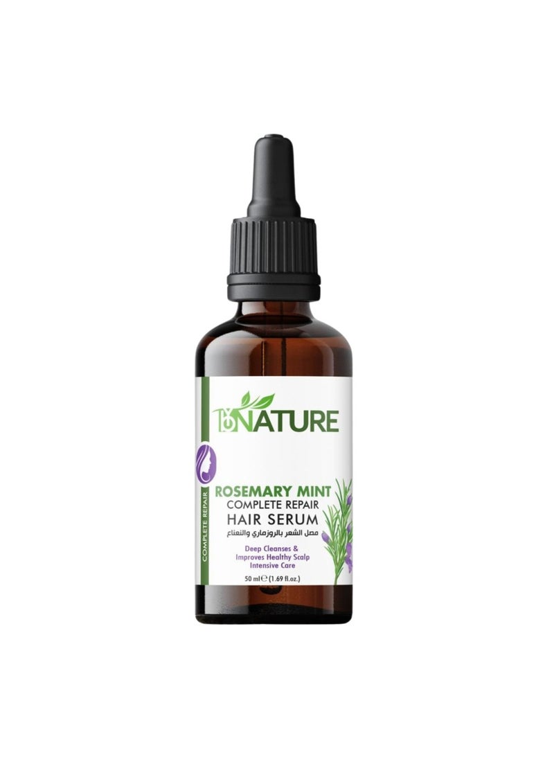 By Nature Rosemary & Mint Hair Serum – 50ml for Hair Growth & Scalp Nourishment