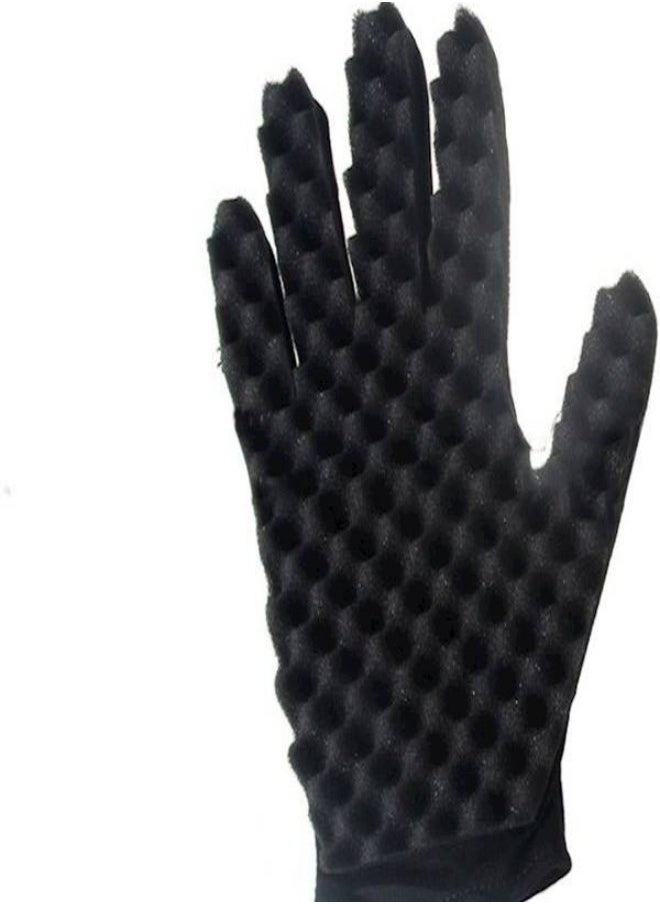 Magic Curl Hair Sponge Gloves