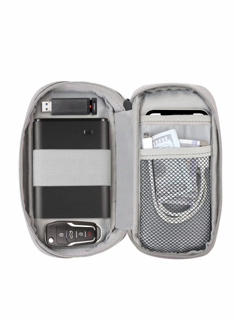 Cable Organizer Bag Travel Electronic Accessories Organizer Bag Travel Gear Storage Carrying Sleeve Pouch for USB Cable Earphones Power Banks USB Drive SD Card Charger Hard Disk Storage Bag