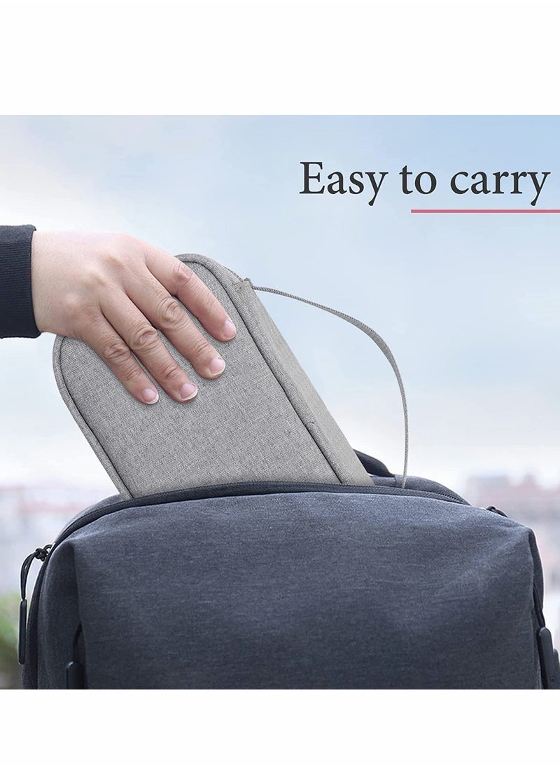 Cable Organizer Bag Travel Electronic Accessories Organizer Bag Travel Gear Storage Carrying Sleeve Pouch for USB Cable Earphones Power Banks USB Drive SD Card Charger Hard Disk Storage Bag