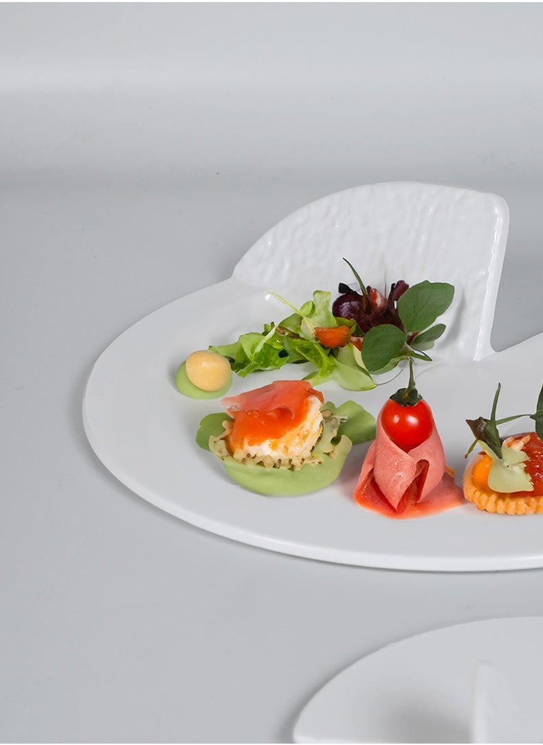 Set of 6 Melamine Round Plates 28x5.8 cm Picco Baci Milano