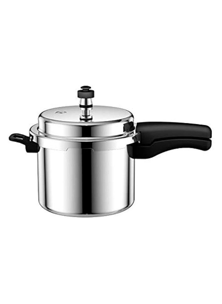 Aluminium Pressure Cooker - Lightweight & Durable Home Kitchen Pressure Cooker With Lid, Multi-Safety Device With Cool Touch Handles - For Gas And Solid Hotplates, Multi-Colour