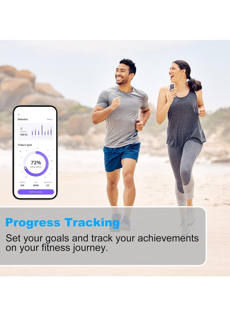 Digital Smart Weight Scale, Bluetooth / Wireless Body Fat Scale with Smartphone App, Digital Bathroom Scale for Body Weight, Body Composition Analysis, Highly Accurate BMI Scale.