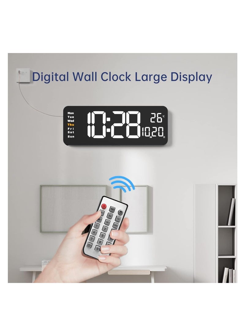 Digital Wall Clock Large Display, 16.2