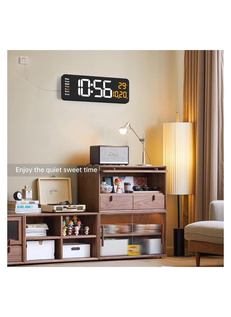 Digital Wall Clock Large Display, 16.2