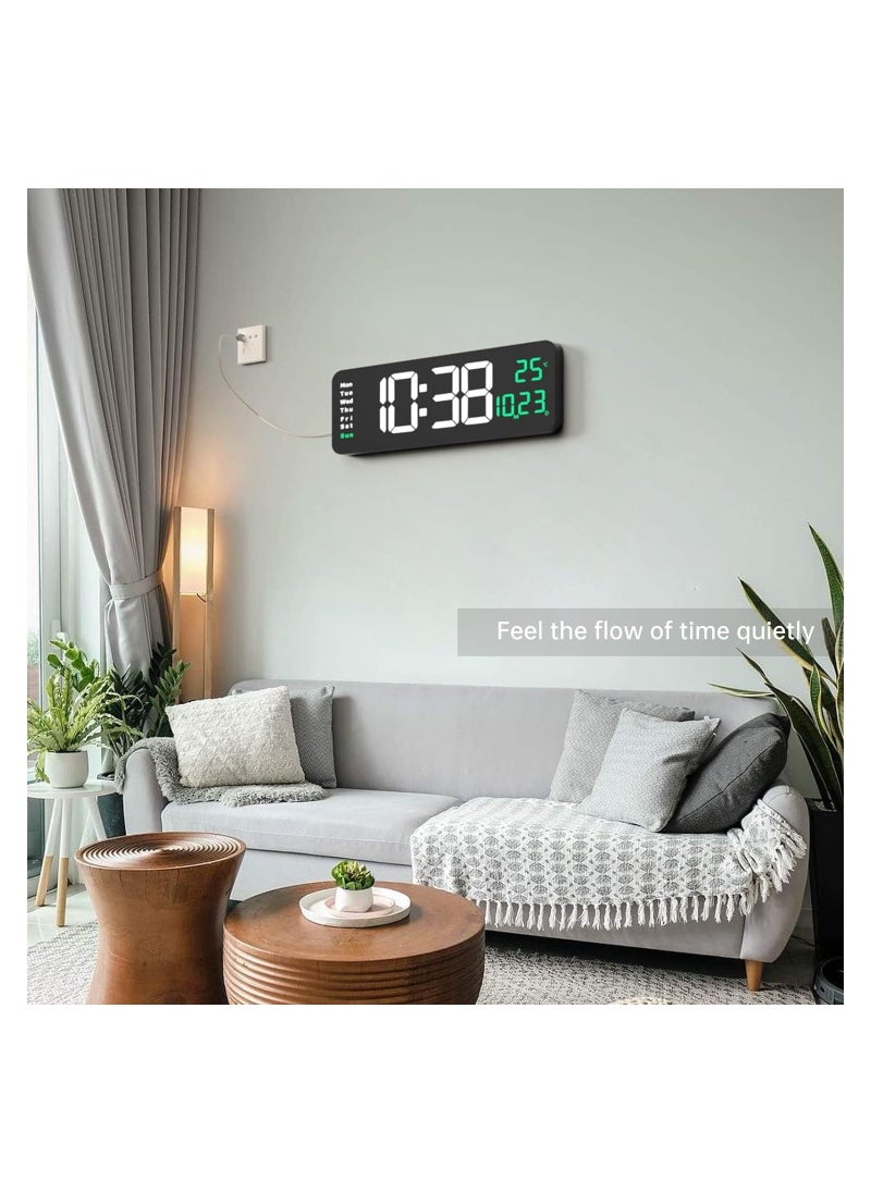 Digital Wall Clock Large Display, 16.2