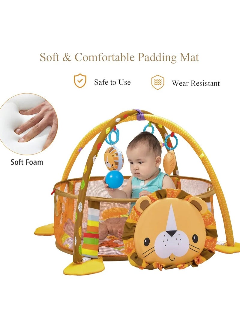 3-in-1 Baby Activity Gym and Ball Pit is a multi-functional toy that combines an activity gym, ball pit, and sometimes even a play mat in one set