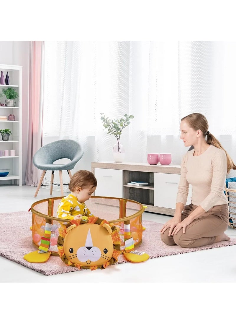 3-in-1 Baby Activity Gym and Ball Pit is a multi-functional toy that combines an activity gym, ball pit, and sometimes even a play mat in one set