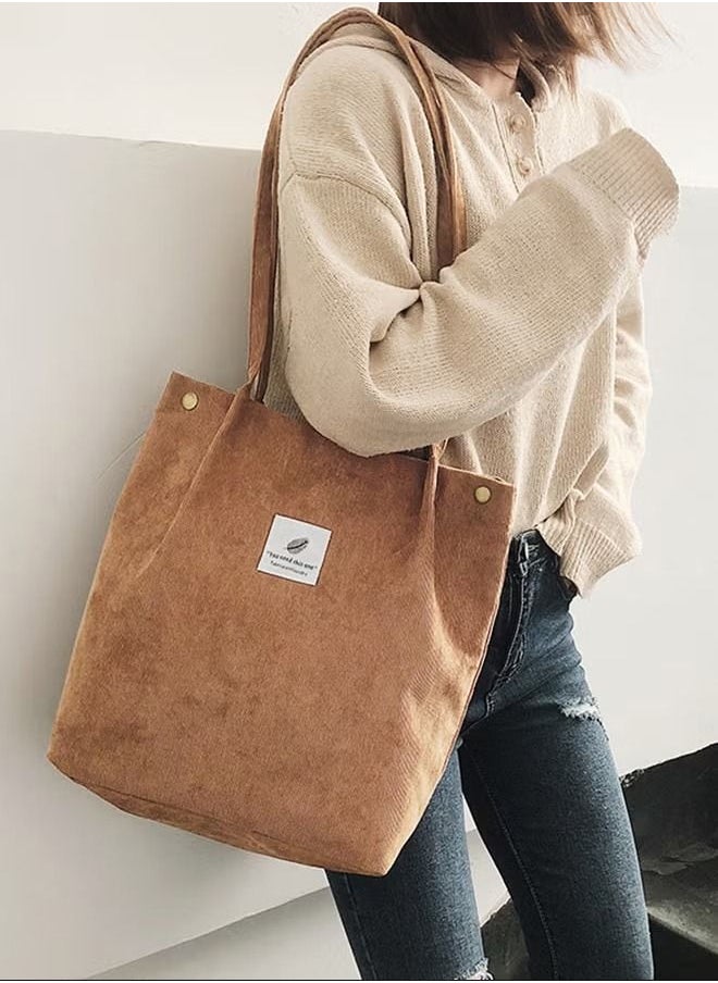 Stylish Canvas Bag Brown